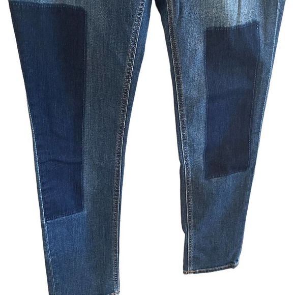 Old Navy Women’s Boyfriend Straight Leg Patch Jeans Size 0 - Picture 4 of 7